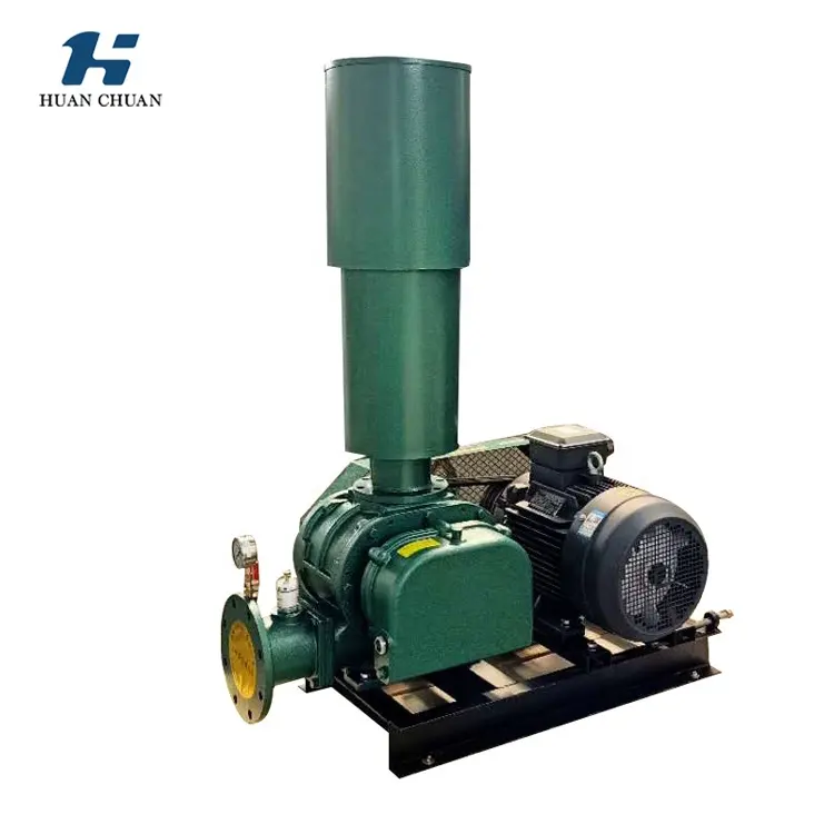 Bubble aeration root blower 220v three leaf roots blower