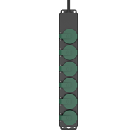 Prise de courant étanche DE FR 1.4M H07RN-F 3G1.5mm IP44 EU Schuko 250V 16A avec 6 prises, rallonge CN pour usage extérieur