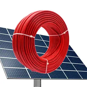 Xlpo cabo solar isolado de cobre estanhado, 2pfg 1169 PV1-F 1x4mm2 pv, cabo e fio solarformato 6mm2 4mm2 2.5mm2