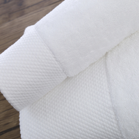 Serviette de Bain Blanche en Coton 100% de Haute Qualité, Personnalisée avec Logo Brodé, Séchage Rapide, pour Hôtels et Spas, Vente en Gros, Livraison Rapide