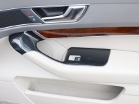 Garniture noire texturée pour interrupteur de lève-vitre, anti-rayures, décoration intérieure, plusieurs styles, compatible avec Audi A6 2005-2011