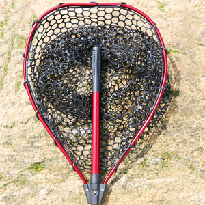 ตาข่ายดักปลาแบบพับได้ราคาถูกจากจีน ตาข่ายจับปลาแบบมืออาชีพ ตาข่ายยางสำหรับจับ<span class=keywords><strong>ปลา</strong></span>ขนาดใหญ่ - Product Image 2