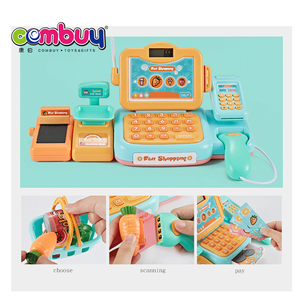 Supermercato registratore di <span class=keywords><strong>cassa</strong></span> <span class=keywords><strong>giocattolo</strong></span> di plastica elettronica per i bambini - Product Image 6