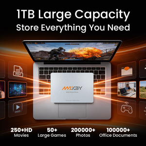 MAXBY 256GB SATA III SSD - 2,5 Zoll & M.2 2242 2280 Unterstützung, 550MB/s Lesegeschwindigkeit TLC NAND Flash Solid State Drive für PC Laptop - Product Image 6