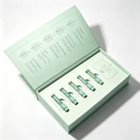 Boîte d'emballage de parfum de luxe avec logo personnalisé, boîte d'emballage en papier de haute qualité pour flacon de parfum de 2 ml avec couvercle magnétique, boîte de parfum