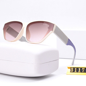 Designer Luxury <b>Square</b> Cat Eye <b>Sunglasses</b> Unisex UV400 PC Frame Lightweight Shades Multi-color Fashion Eyewear for Men Women - Product Image 3