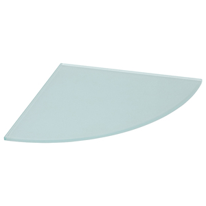 Elegante ripiano a parete galleggiante in vetro temperato <span class=keywords><strong>angolare</strong></span> a un livello per decorazioni e mobili - Product Image 1