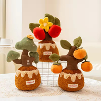 Peluche Anthurium Rouge, Arbre fruitier en peluche, Arbre à fleurs en peluche, Décoration de bureau et cadeau pour la maison