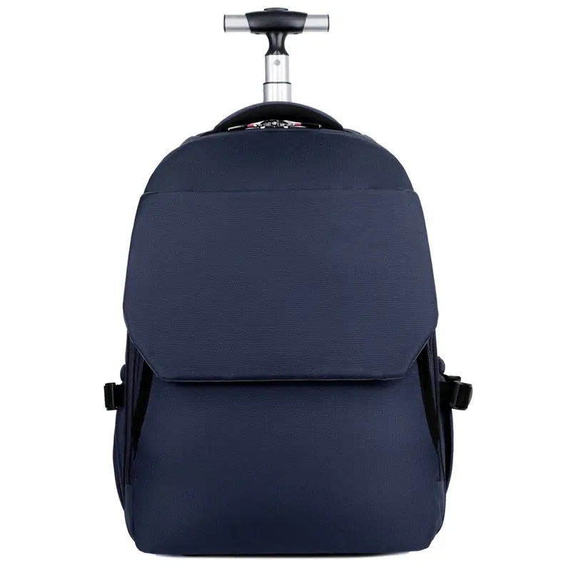 กระเป๋าเป้สะพายหลังแบบล้อลากสำหรับไปโรงเรียนสีสันสดใสออกแบบได้ตามต้องการ