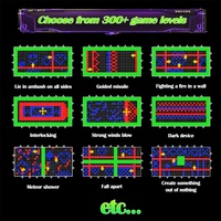 Grilles de pixels actives, sol lumineux interactif LED pour l'intérieur, idéal pour les activités de team building et les parcs d'attractions