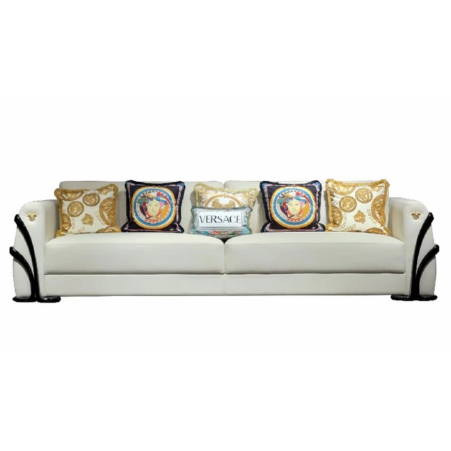 Italian  Home Design Modern Furniture Living Room Upholstered Leather Sofas