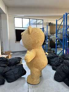 Carino gonfiabile orsacchiotto Costume mascotte adulto completo corpo orso vestito in maschera festa di Halloween - Product Image 4