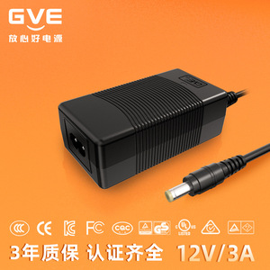 GVE Power Adapter 12V 2A 3A DC Output Smart <b>Speaker</b> <b>Plug</b> In Over Voltage Protection - Product Image 2