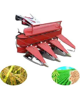 Yüksek verimli tarım el biçerdöver/pirinç el hasat makinesi/mini el biçerdöver tahıl
