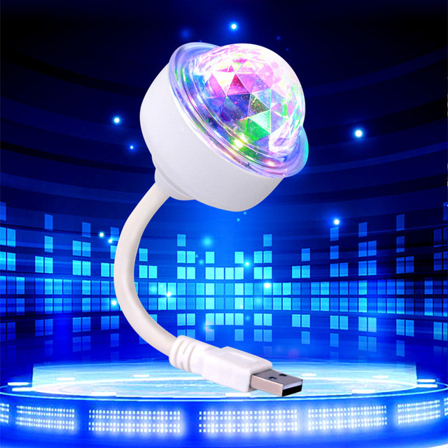 Magic Ball LED Disco 360° Rotating Atmosphere Stage Light for Bars and Clubs