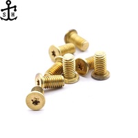 Grande vis à tête plate à six lobes personnalisée en usine prune entraînement Torx laiton cuivre composants électroniques métriques