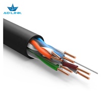 Pabrik Produsen Kabel Jaringan LAN UTP 4 Pasang Tembaga OFC 1000ft 305m Roll LSZH Jacket Harga Terbaik Cat6 Box