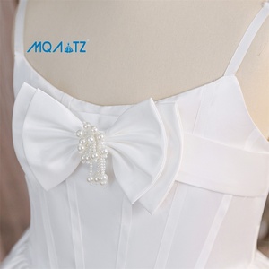 Abito da Principessa per Bambine 8-12 Anni, <span class=keywords><strong>Vestito</strong></span> Bianco da Cerimonia per Bambine, Abito Floreale Formale per Bambine, Vestiti per Bambine - Product Image 5