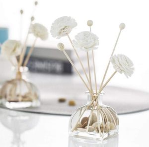 Home Fragrance Perfume Fresh Air Natural Essential Oil Reed <b>Diffuser</b> Glass Mini 50ml with Aroma <b>Stick</b> Gift Box - Product Image 3