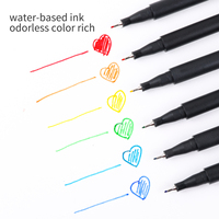 Ensemble de stylos feutres Giorgione 36 couleurs, fournitures artistiques professionnelles, pointe fine 0,4 mm pour dessin, coloriage, croquis