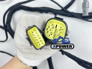 New XPower <b>Black</b> Wiring <b>Harness</b> 21QB-20305 for 480LC-9 R480-9 Crawler Excavator with 6 Month Warranty Tested & Certified - Product Image 3