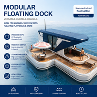 Maison flottante modulaire amphibie non motorisée préfabriquée avec technologie de maison intelligente et unité capsule spatiale