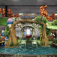 Taille personnalisée Porte décorative du parc des dinosaures Entrée du parc Dino pour l'intérieur et l'extérieur