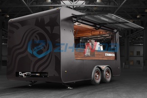 Gray Luxury Dining Car for Sale/wholesale Price Towing Scenic Outdoor Dining Car - Product Image 2