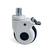 Roue pivotante à frein individuel de 5 pouces (125 mm) pour lit d'hôpital