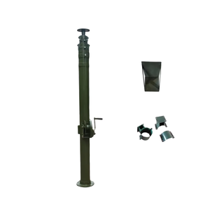 Mât télescopique manuel monté sur véhicule ou sur le sol avec système de treuil pour antenne de radioamateur - Product Image 2