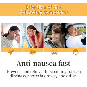 クイックエフェクト車の病気パッチ非溺死ハーブアンチモーション船酔いパッチ快適な旅行モーション病気パッド - Product Image 4
