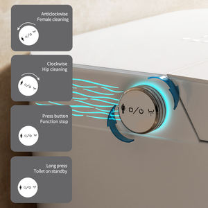 Salle de bain en céramique automatique intégrée télécommande siège chauffant <span class=keywords><strong>toilette</strong></span> <span class=keywords><strong>bidet</strong></span> intelligent - Product Image 3
