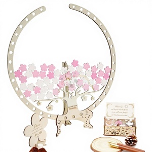 <span class=keywords><strong>Arbre</strong></span> de <span class=keywords><strong>mariage</strong></span> en bois de cerisier, table d'inscription créative, boîte <span class=keywords><strong>à</strong></span> messages pour signature, <span class=keywords><strong>arbre</strong></span> <span class=keywords><strong>à</strong></span> <span class=keywords><strong>empreintes</strong></span> digitales, simplicité moderne - Product Image 1