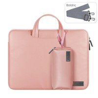Bolsa para Portátil de Material PU Impermeable, con Logotipo Personalizado, para Viajes de Negocios