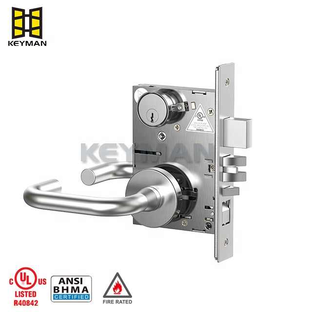 KEYMAN CE EN 12209 High Quality Stainless Steel Handle Mortise Door ...