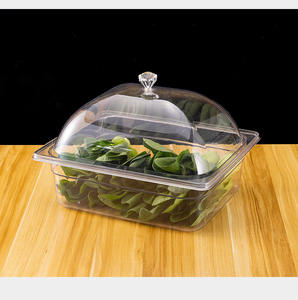 Bac GN en polycarbonate transparent 1/1 1/2 1/3 1/4 1/6 pour la restauration, la cuisine domestique et les hôtels - Product Image 4