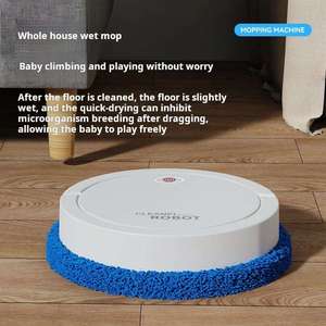 2026 New Intelligent USB Charging <b>Three</b>-in-One Sweeping and Mopping Machine Plastic Material - Product Image 4