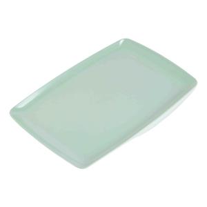 Plateau de service en mélamine plastique de qualité, 12x8 pouces, réutilisable, pour les repas quotidiens, vaisselle du Vietnam - Product Image 1