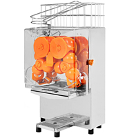 Machine à jus d'orange commerciale fabriquée en Chine, entièrement automatique, en acier inoxydable, électrique, pour jus de fruits frais, machine à jus d'orange