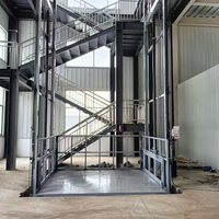 Plateforme élévatrice de charge lourde 2 tonnes 3 tonnes Installation intérieure et extérieure Ascenseur pour le levage de voitures Ascenseur de marchandises