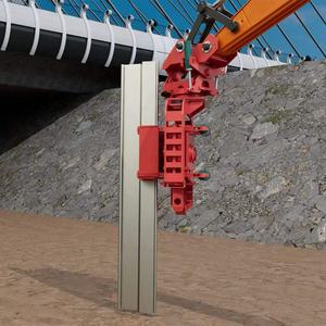 Ks85 साइड पकड़ शीट पाइल ड्राइवर हाइड्रोलिक वाइको हथौड़ा खुदाई मशीन - Product Image 3