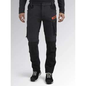 DIADORA UTILITY - 702.179838-C8817/4XL Pantalon noir extensible à matériaux mixtes-PANTALON DE TRAVAIL EAN 8053607263615 - Product Image 2