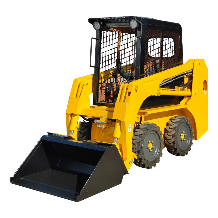 Mini Skid Steer Loader con attacco 300 kg caricatore frontale trattore GN25 china factory