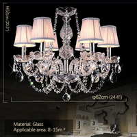 Lustre européen de luxe en cristal pour salon, restaurant, chambre, villa, hôtel, magasin de vêtements, salon de beauté