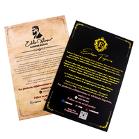 Tarjetas de Felicitación Personalizadas de Lujo con Papel Dorado, Tarjetas Postales, Papel Comercial, Impresión de Tarjetas de Regalo de Navidad, Tarjetas de Agradecimiento