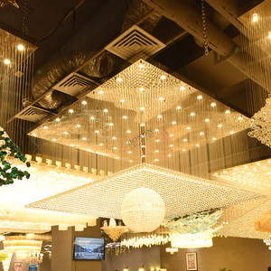 Lámpara de Araña Moderna de Lujo con LED Acrílico, Control Táctil RGB, Alto CRI 95, IP33, Garantía de 10 Años para Hogar y Oficina - Product Image 1