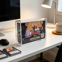 Étui de présentation en acrylique transparent anti-UV de qualité supérieure pour boîte de boosters Lorcana TCG Chapter
