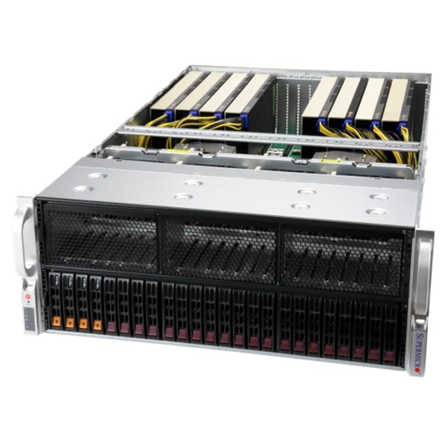 Supermicro GPU A+ Server As -4125GS-TNRT DP AMD EPYC 4U System with up to 8 PCIe Direct-Connect GPUs Rack Server in Stock