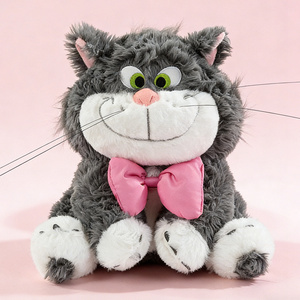 ตุ๊กตาแมวลูซิเฟอร์ดีไซน์ใหม่ น่ารัก โกรธได้ พร้อมโบว์ ผลิตตามสั่ง ตุ๊กตาแมวอ้วน ของเล่นตุ๊กตา - Product Image 2