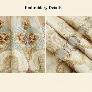 <span class=keywords><strong>Tende</strong></span> Turche di Lusso Pronte all'Uso <span class=keywords><strong>con</strong></span> Motivi Floreali Ricamati per Finestre e Pareti - Product Image 5